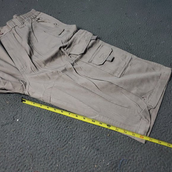 King Size Shorts Mens Size 36 Big & Tall Cargo Khaki Gray - Picture 4 of 7